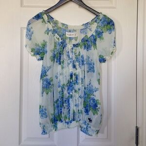 A&F chiffon top